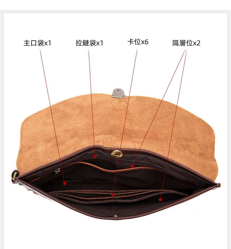 新款時尚百搭手拿包 男士手包手袋 男款真皮手抓包 頭層牛皮錢包 ipad包包皮夾 真皮包包